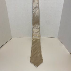 Donald Trump Signature Collection Silk Tie Gold Tan